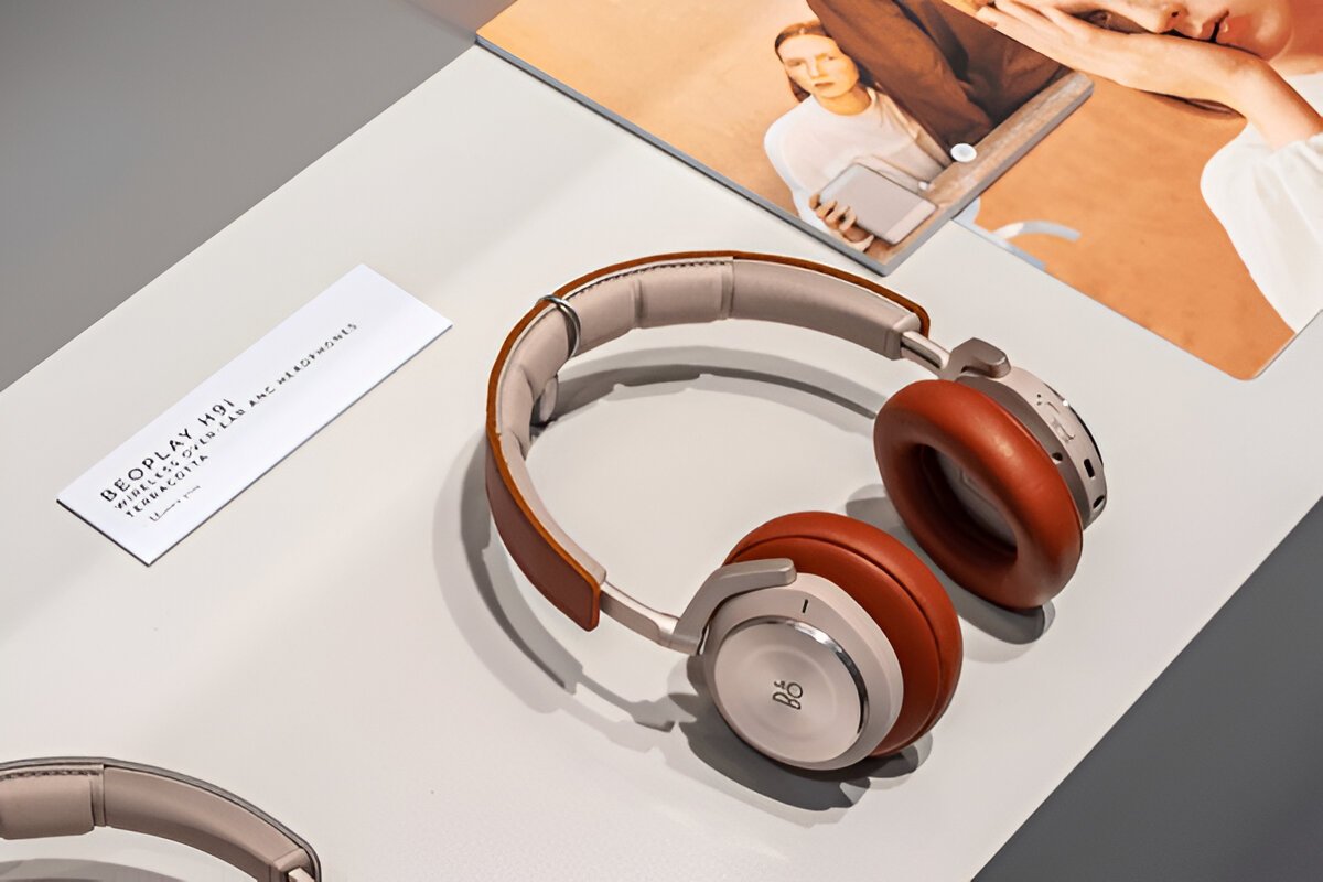 Bang & Olufsen premium headphones and wireless speakers with luxurious sound quality and iconic design