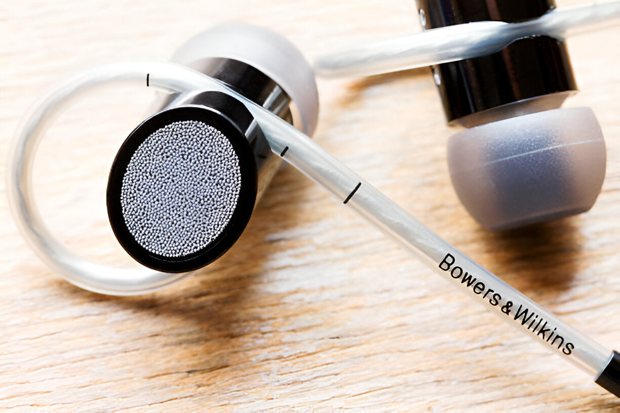 Bowers & Wilkins premium headphones and wireless earbuds in Storm Grey with active noise cancellation and superior sound quality