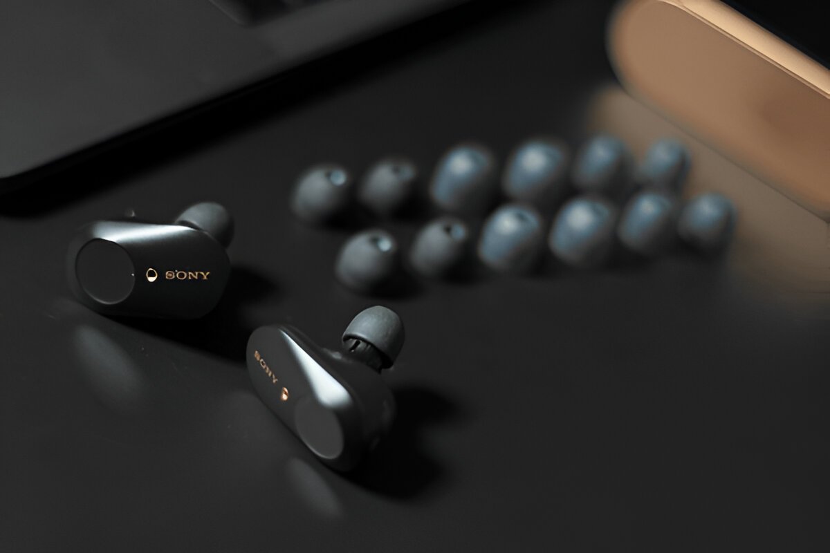 Sony noise-canceling headphones and wireless earbuds with high-quality sound and sleek design