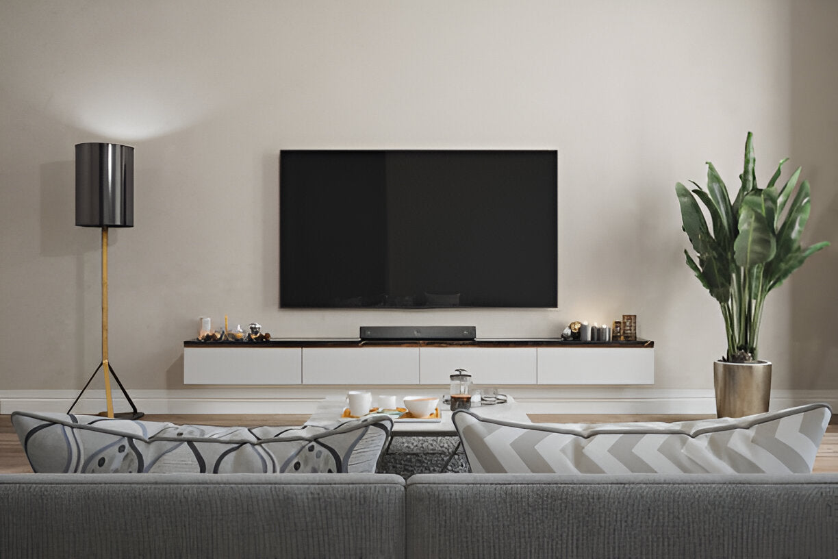 Collection of TVs, home cinema systems, and streaming devices for a complete entertainment setup