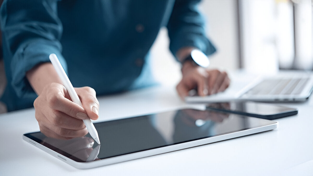 Collection of tablets with vibrant displays, powerful processors, and sleek, portable designs