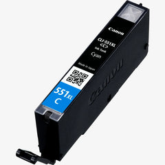 Original Canon CLI-551XL Cyan Ink – XL cartridge (6444B001), long-lasting colour performance for PIXMA printers