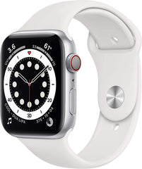 Apple Watch Series 6 44mm (GPS + Cellular) - Silver Aluminium Case