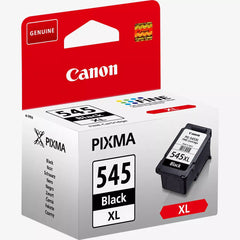 Canon PG-545XL Black Cartridge – Genuine Canon PIXMA Series ink, 15ml capacity, ideal for everyday black text printing – UK packaging