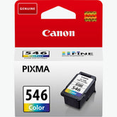 Canon CL-546 Colour Ink Cartridge – Genuine PIXMA Series (8289B001), tri-colour (Cyan, Magenta, Yellow), 9ml, prints up to 180 pages – UK packaging