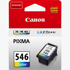 Canon CL-546 Colour Ink Cartridge – Genuine PIXMA Series (8289B001), tri-colour (Cyan, Magenta, Yellow), 9ml, prints up to 180 pages – UK packaging