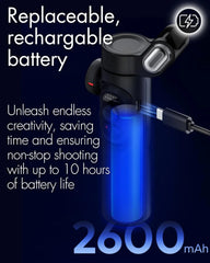 AOCHUAN Smart XE 3-axis gimbal for cinematic stabilization and motion tracking