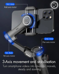 AOCHUAN Smart XE professional-grade gimbal with foldable design and focus wheel