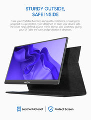 ARZOPA S1 lightweight travel monitor with USB-C and HDMI connectivity