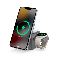 Anker 3-in-1 Cube Wireless Charger with MagSafe for iPhone, Apple Watch, and AirPods