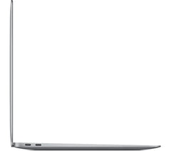 Side profile of the Apple MacBook Air 13.3-inch (2020) showing its slim design and USB Type-C ports.