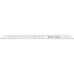 Apple Magic Keyboard connected wirelessly to MacBook