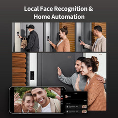 Wireless or wired Aqara G4 video doorbell with AI-powered facial recognition