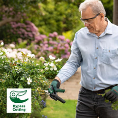 Bosch EasyPrune lightweight cordless pruners with 450 cuts per charge