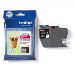 Brother LC-3217M Magenta Ink Cartridge – Genuine Brother ink, single pack for everyday use, delivers up to 550 pages – UK edition