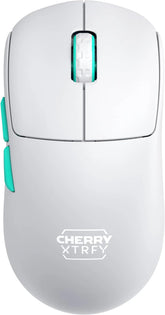 CHERRY XTRFY M68 wireless gaming mouse in white with ultra-light design