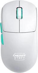 CHERRY XTRFY M68 wireless gaming mouse in white with ultra-light design