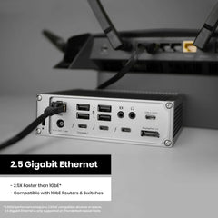 Thunderbolt 4 docking station – CalDigit TS4 with ultra-fast data transfer and 2.5GbE