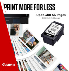 Original Canon PG-545XL Black Ink – XL cartridge (8286B001), designed for crisp and long-lasting prints with PIXMA printers