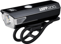 CatEye AMPP 200 super bright LED bicycle front light with USB rechargeable battery
