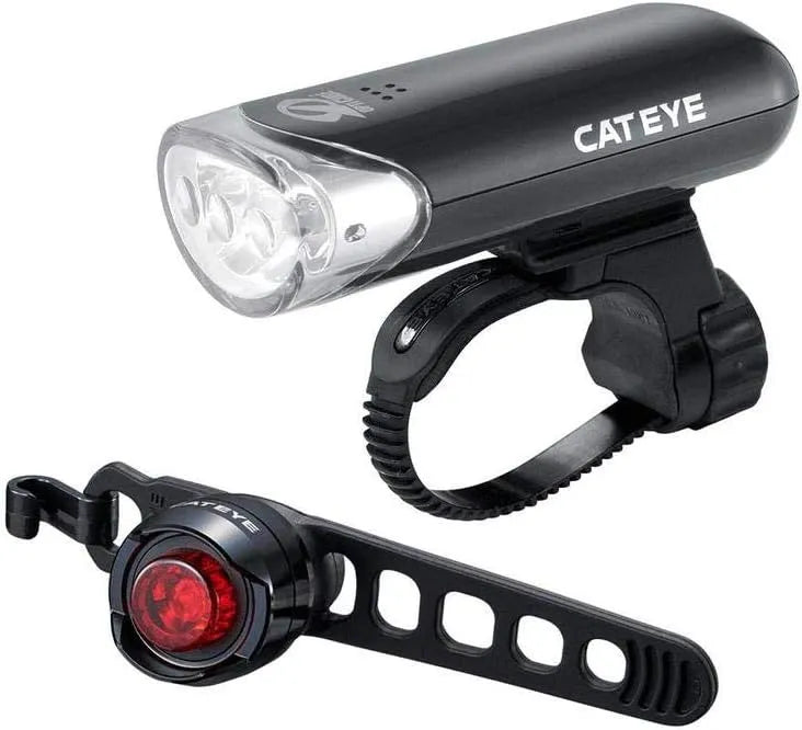 CatEye HL-EL135 Orb bike light set with front and rear lights for enhanced visibility