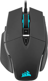 Corsair M65 RGB ULTRA wired gaming mouse in Black with AXON Hyper technology for precision FPS gameplay.