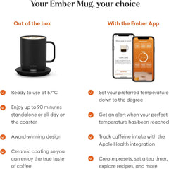 Ember Mug 2 smart heated cup for keeping drinks warm at the perfect temperature