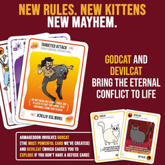 Exploding Kittens Good vs Evil edition – fun family card game for party nights