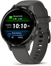 Garmin Venu 2S Smartwatch in Graphite with AMOLED Display and GPS
