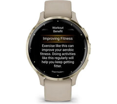 Garmin Venu 3S Smartwatch with Preloaded Workouts and Garmin Coach