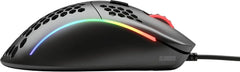 Glorious Model D wired mouse with RGB lighting and superlight honeycomb design