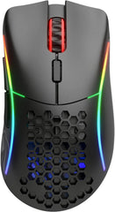 High-performance Glorious Model D wireless gaming mouse with BAMF sensor