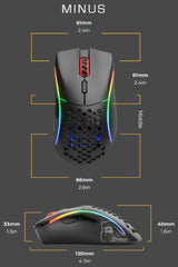 Glorious Model D ultra-light ergonomic gaming mouse with RGB lighting