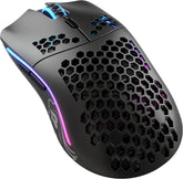 Ambidextrous Glorious Model O wireless gaming mouse with matte black finish