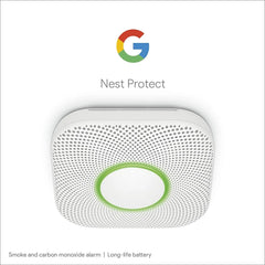 Google Nest Protect smart smoke and CO detector with real-time alerts