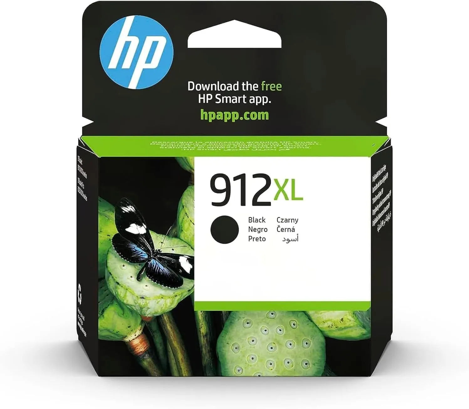 HP 912XL Black Ink Cartridge – Genuine HP High Yield (3YL84AE), prints up to 825 pages, ideal for OfficeJet printers – UK packaging