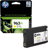 HP 963XL Yellow Ink Cartridge – Genuine HP High Yield (3JA29AE), prints up to 1600 pages, ideal for OfficeJet Pro series printers – UK packaging