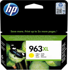 Original HP 963XL Yellow Ink – XL single cartridge, 1600-page capacity, for consistent vibrant colour with HP OfficeJet Pro printers
