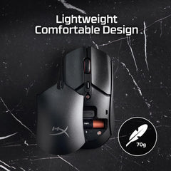 HyperX Pulsefire Haste 2 Core wireless mouse with ergonomic design for gamers