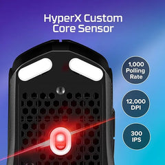 12K DPI HyperX Pulsefire Haste 2 Core wireless mouse with lightweight design