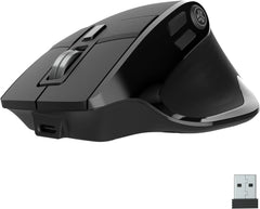 JLab Epic Bluetooth Mouse – tri-mode wireless connectivity with OLED display and USB dongle