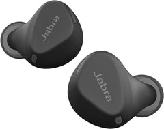 Jabra Elite 4 Active Noise Cancelling Earbuds in sleek black design with long battery life
