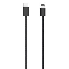 Fast lightning to USB-C cable in black with the black magic keyboard