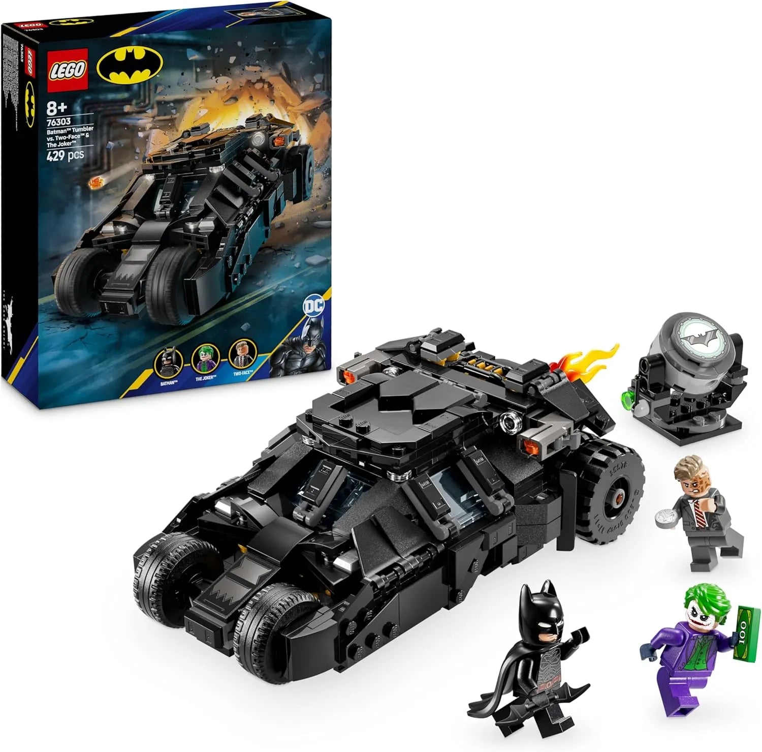 LEGO Batman 76303 Tumbler vs. Two-Face & The Joker battle set