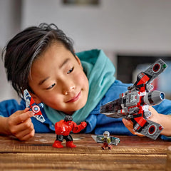 Action-packed LEGO Marvel plane building toy for kids and collectors