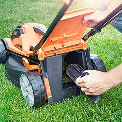 High-performance LawnMaster cordless lawn mower with fast charging system