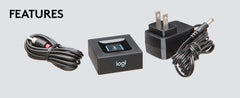 High-quality Logitech Bluetooth receiver for stereo systems and speakers