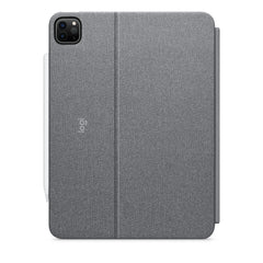 Side view of Logitech Combo Touch, highlighting the adjustable kickstand.