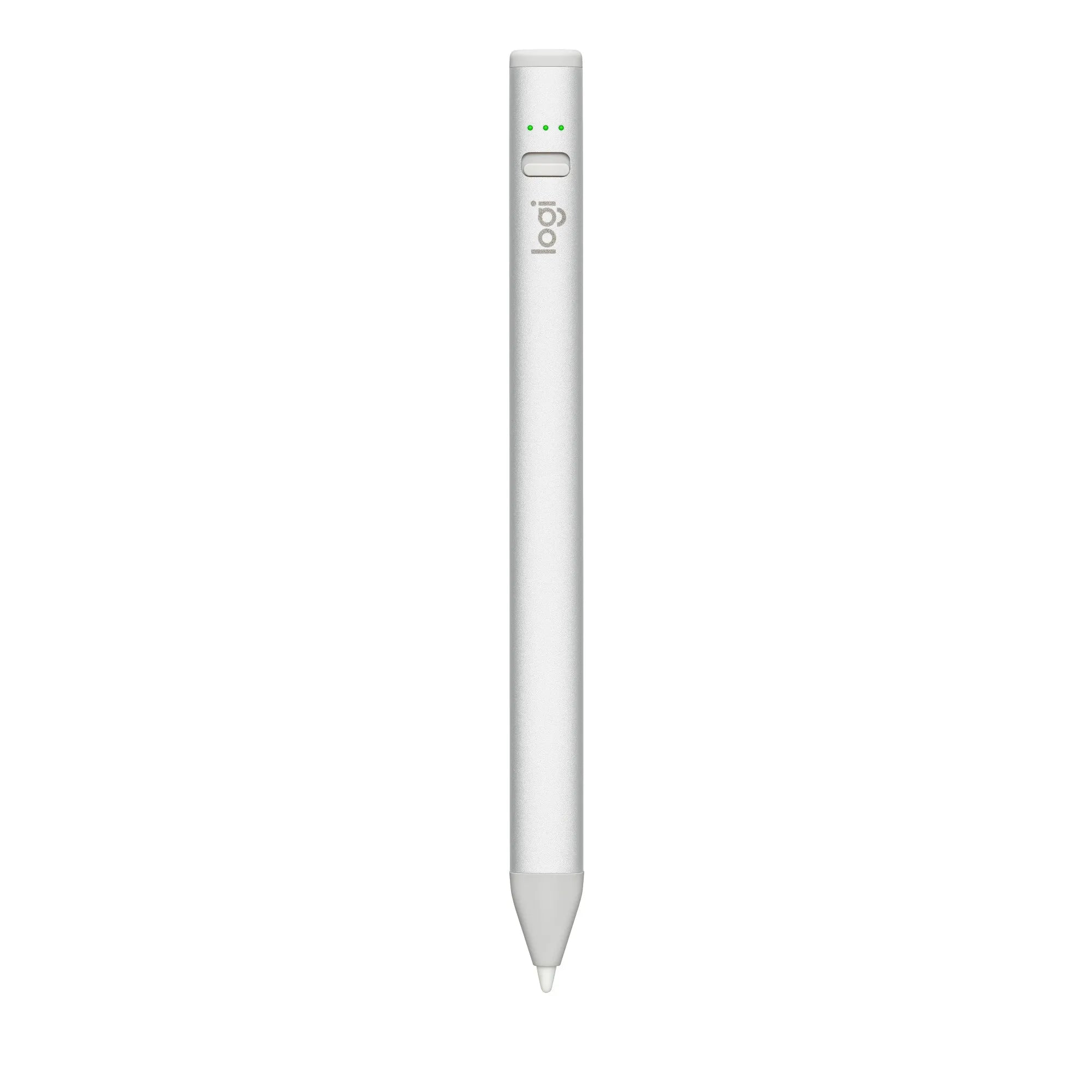 Logitech Crayon (2nd Gen) digital pencil for iPad with USB-C charging in silver