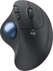 Logitech ERGO M575/M575S wireless trackball mouse in graphite color